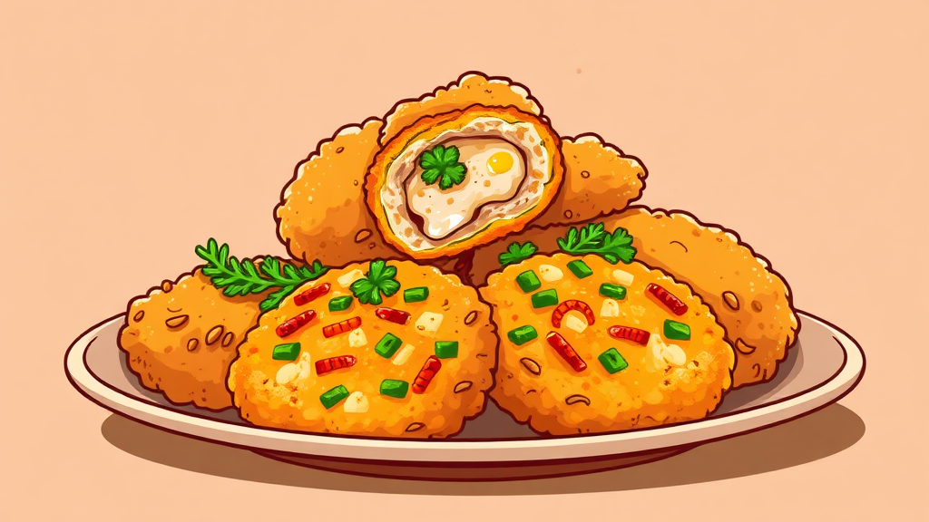 아자자야채치킨, 메뉴 파헤치기! (illustration 스타일)