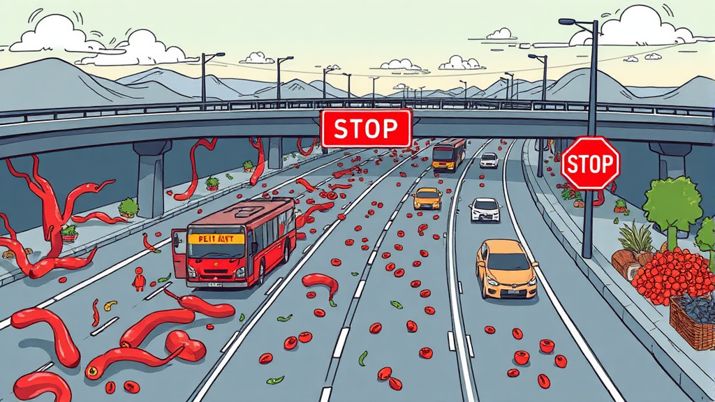 혈관 건강 위협하는 식습관 (illustration 스타일)