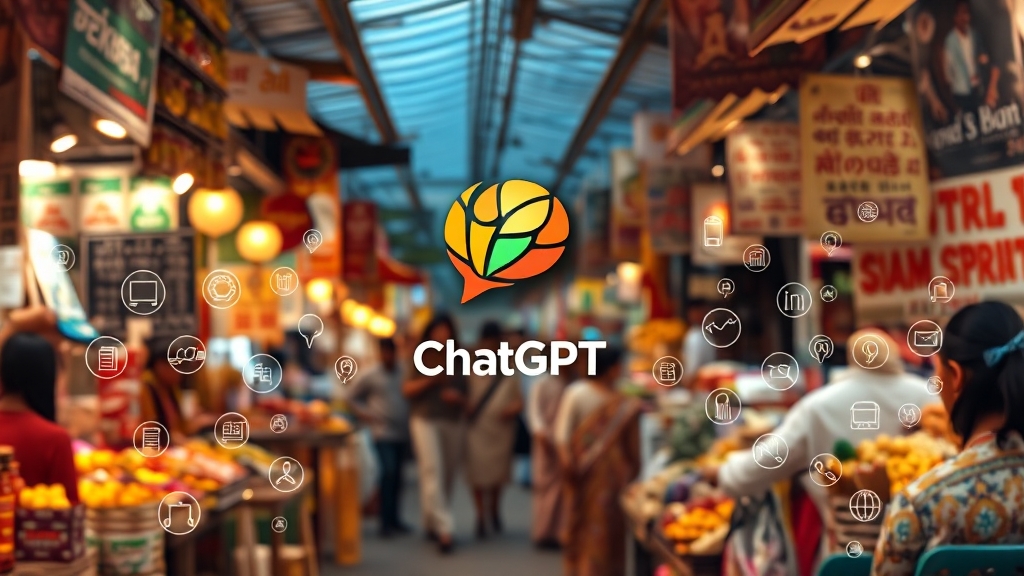 챗GPT, 시장은 지금? (realistic 스타일)