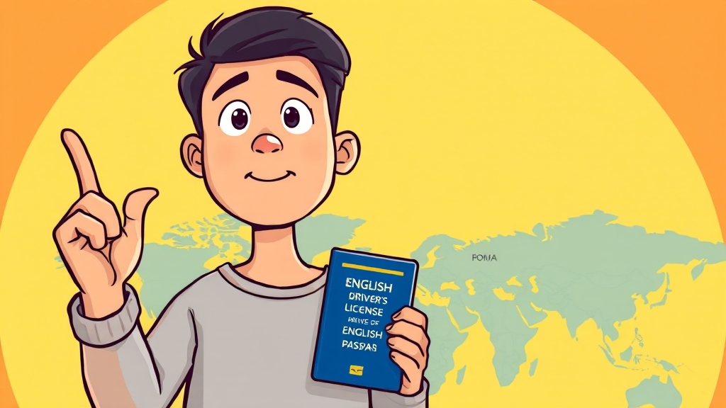 영문 증명서 발급 (cartoon 스타일)