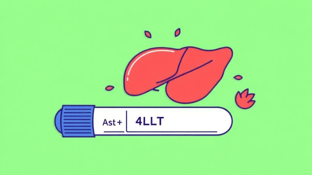 간수치 정상 범위 및 해석 (illustration 스타일)