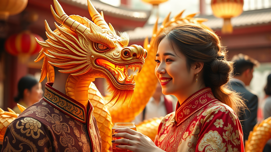 용띠: 최고의 전성기 (realistic 스타일)