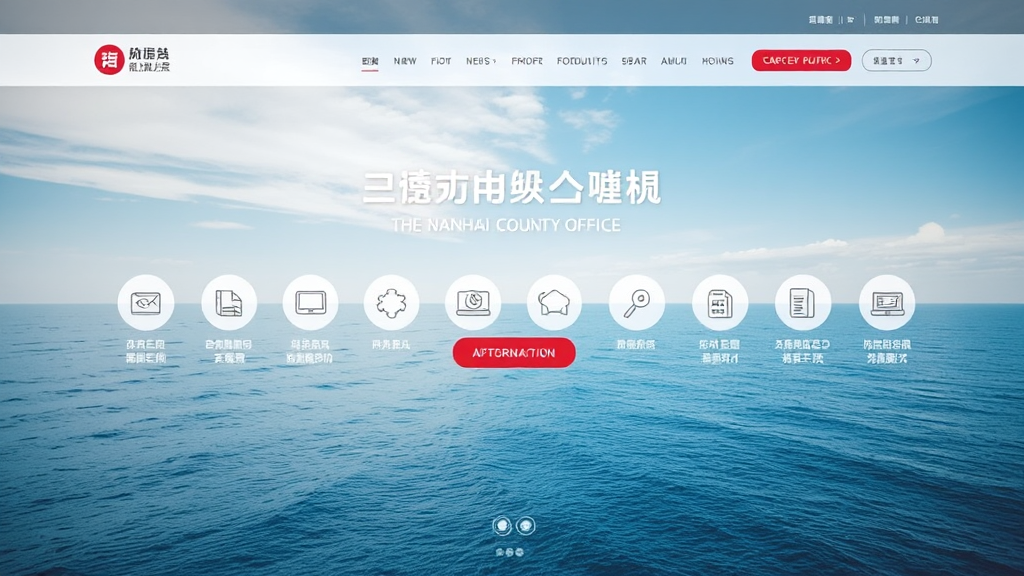 남해군 관련 뉴스 및 정보 (realistic 스타일)