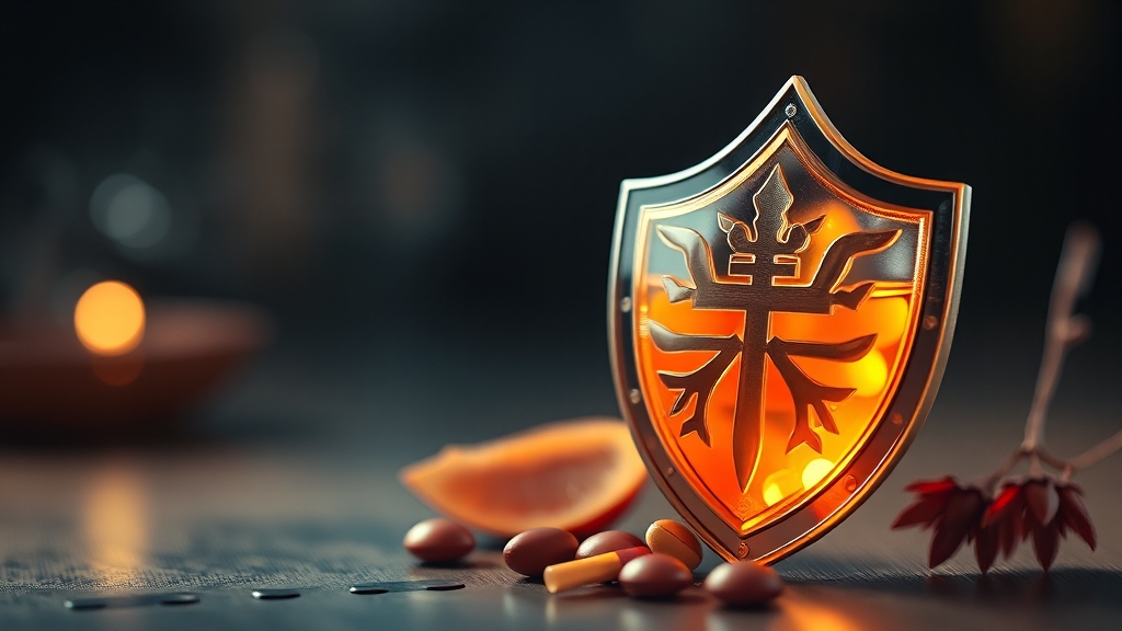 파랙틴 효능: 기침, 가래 완화 (realistic 스타일)