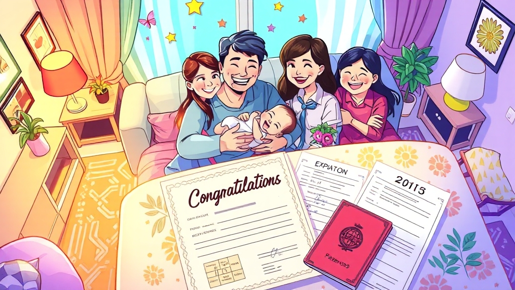 출생증명서, 언제 필요할까요? (cartoon 스타일)