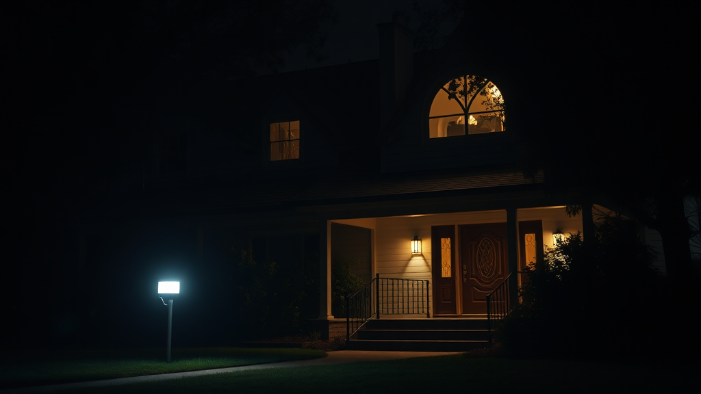 센서등, 왜 마음대로 작동할까요? (realistic 스타일)