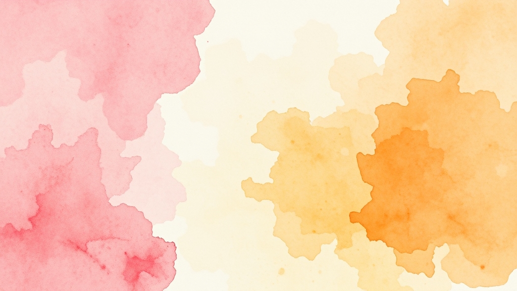 주요 성분별 효능 분석 (watercolor 스타일)
