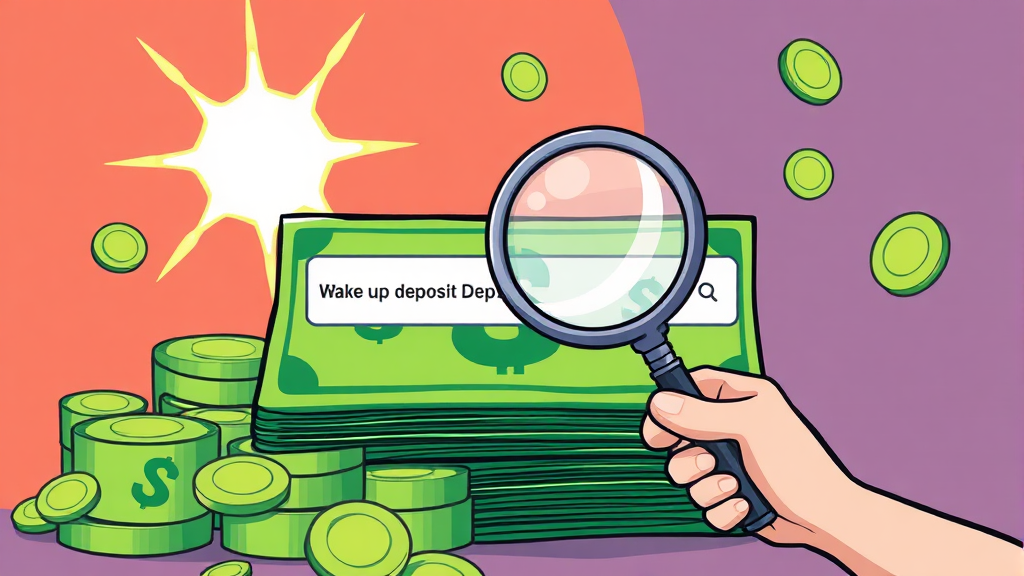 휴면예금 조회 방법 (cartoon 스타일)