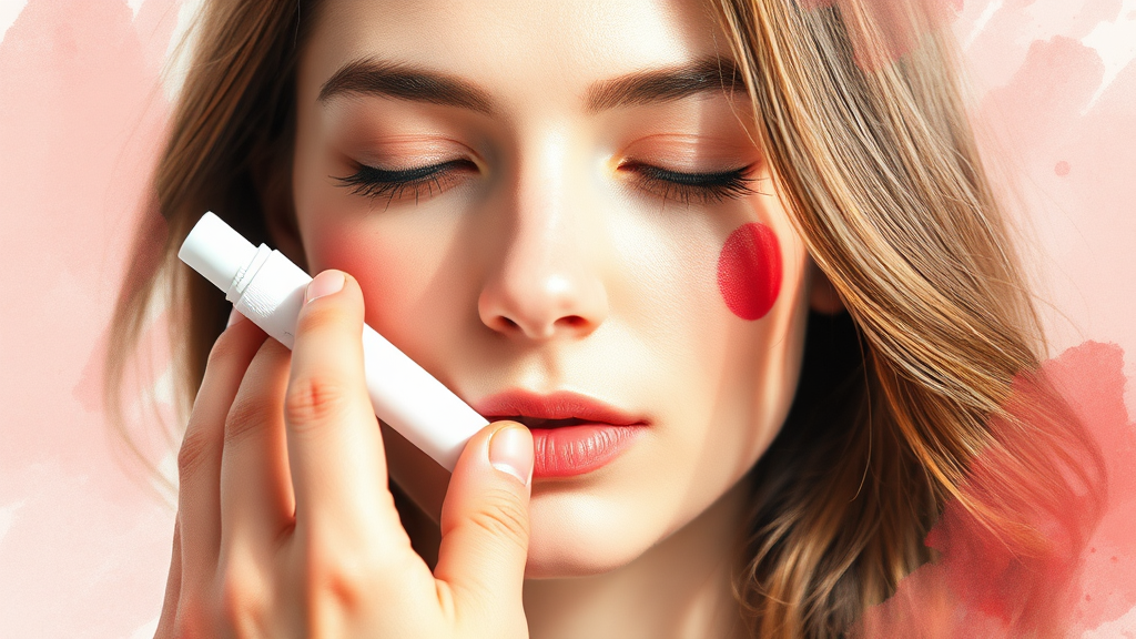 멜라논크림, 부작용과 주의사항은 무엇인가요? (watercolor 스타일)