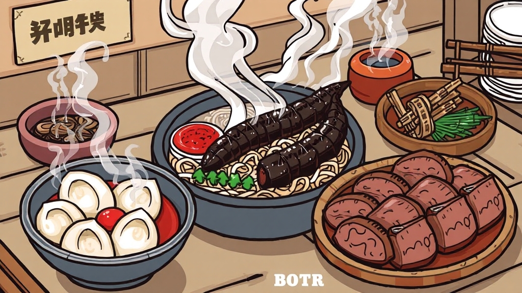 강릉 맛집 후기 (cartoon 스타일)