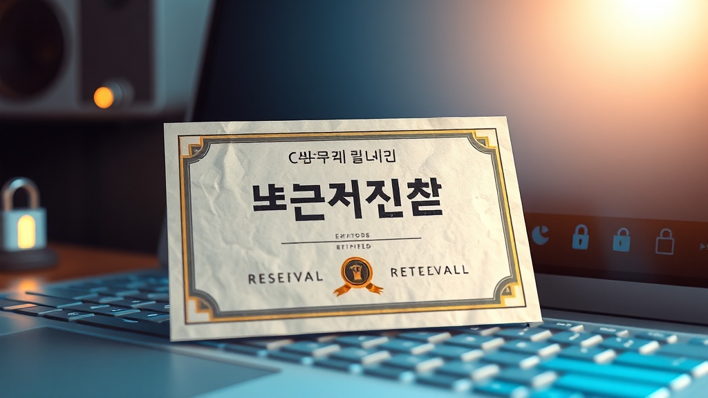 네이버 인증서 갱신 방법 (realistic 스타일)