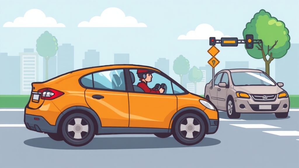 과태료 조회 및 납부 방법 (cartoon 스타일)