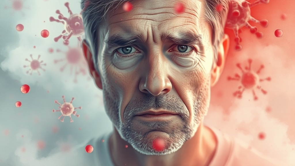 독감, 뇌졸중 위험 높인다? (watercolor 스타일)