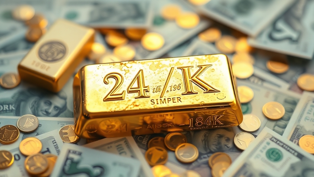 24K, 18K, 14K 금 시세 (watercolor 스타일)