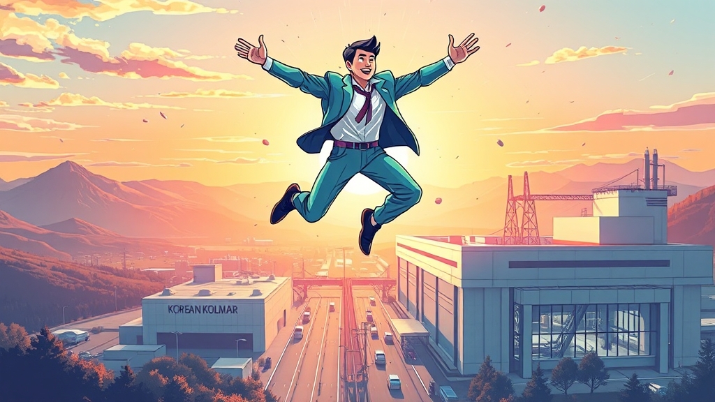 한국콜마, 글로벌 시장 전략은? (illustration 스타일)