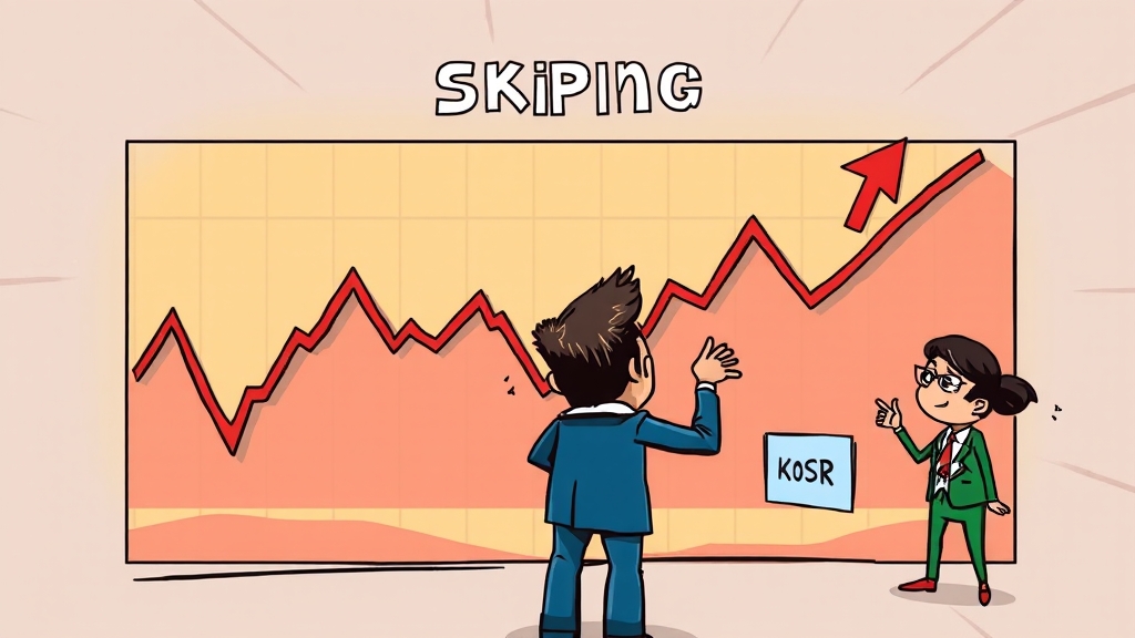 최근 코스피 동향 및 전망 (cartoon 스타일)