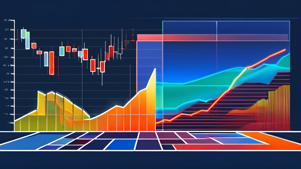 경제 동향: 코스피 최고치 경신과 환율 변동 (illustration 스타일)