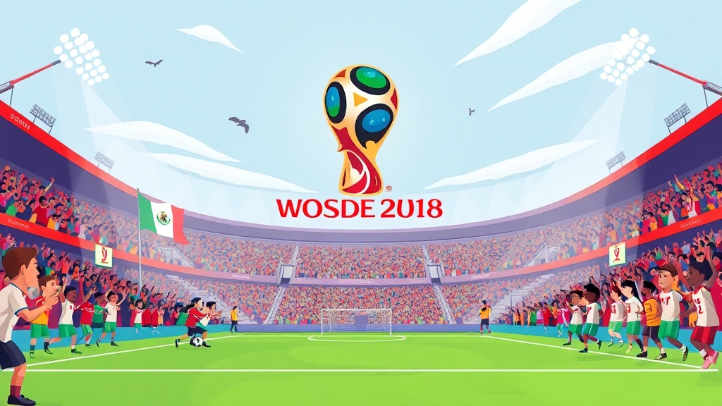 2026 월드컵 핵심 일정 (cartoon 스타일)