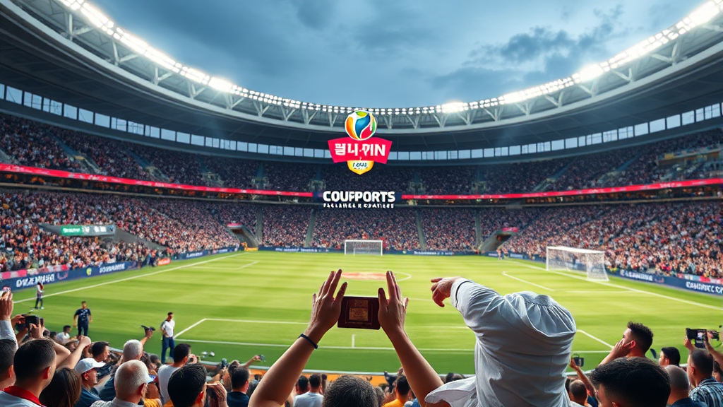 결승전 중계 정보 및 시청 방법 (realistic 스타일)