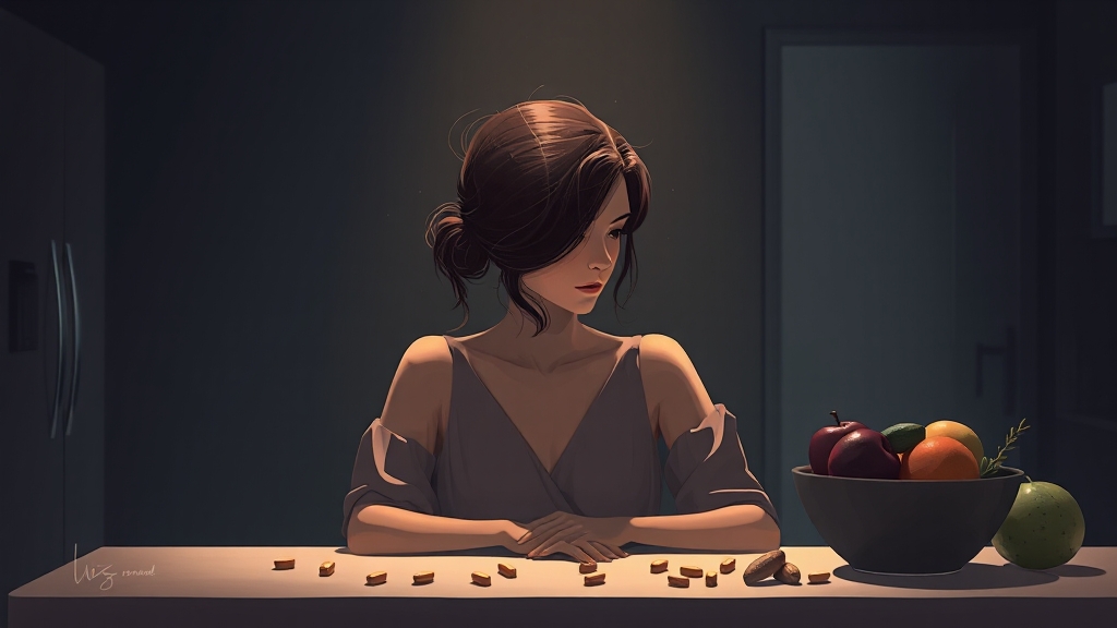 다이어트 탈모 유형은? (illustration 스타일)