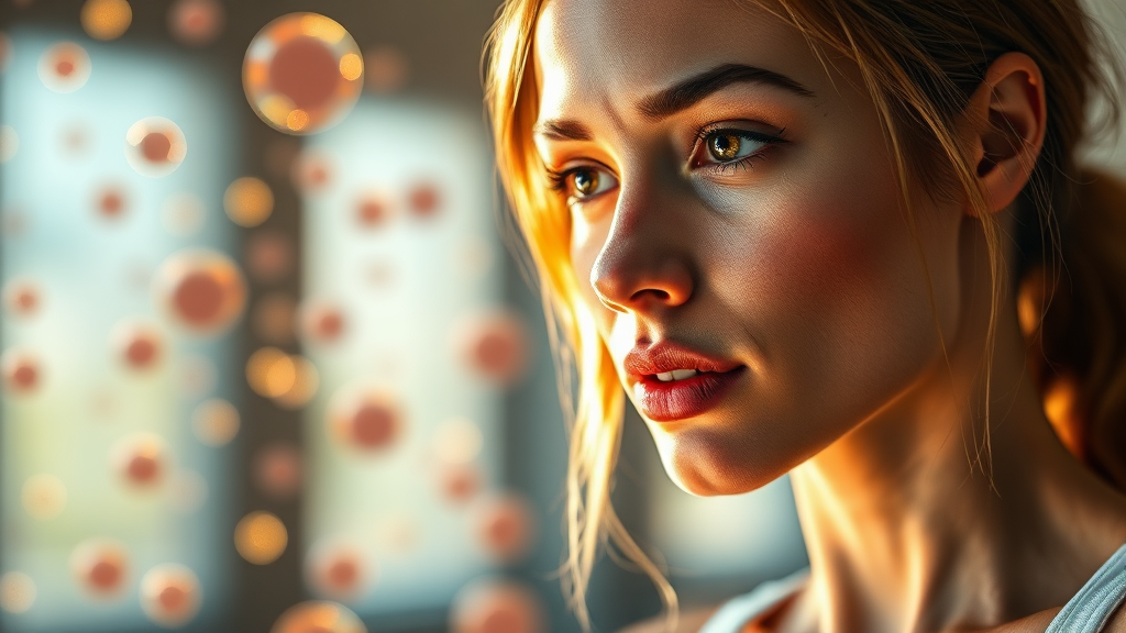 코엔자임Q10 주요 효능 (realistic 스타일)