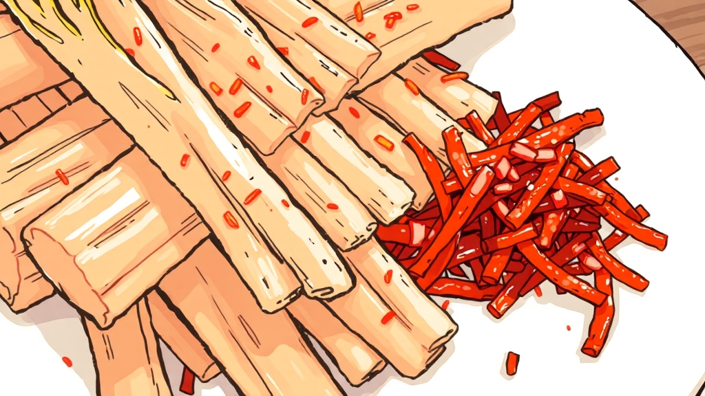 맛있는 김치의 시작 (illustration 스타일)