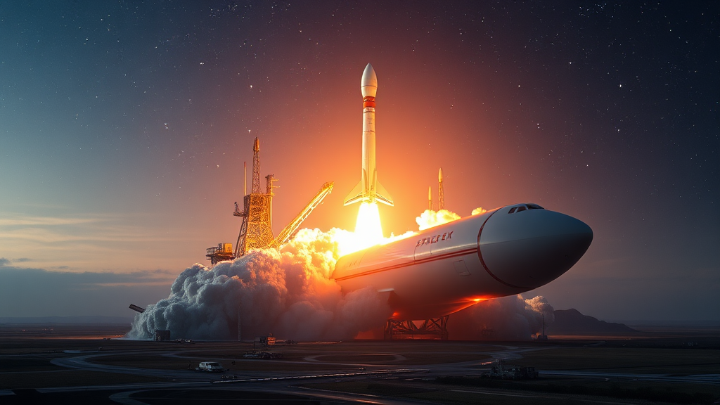 스페이스X IPO 가능성과 시장 전망 (realistic 스타일)