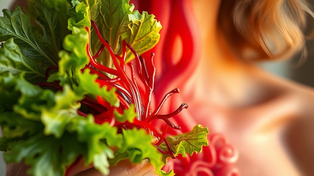 양상추 효능: 건강에 미치는 효과 (realistic 스타일)