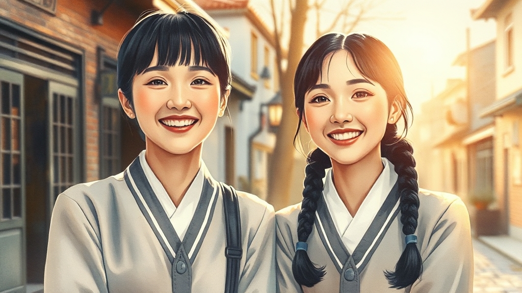 순천 드라마 촬영장: 시간 여행자의 필수 코스 (watercolor 스타일)