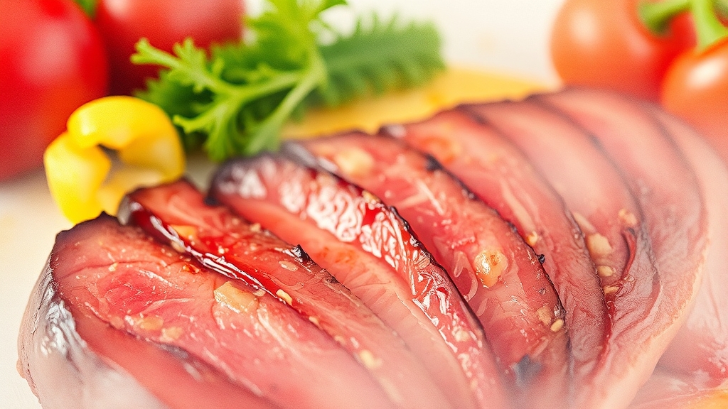 소고기 섭취 시 일일 권장량 및 주의사항 (watercolor 스타일)