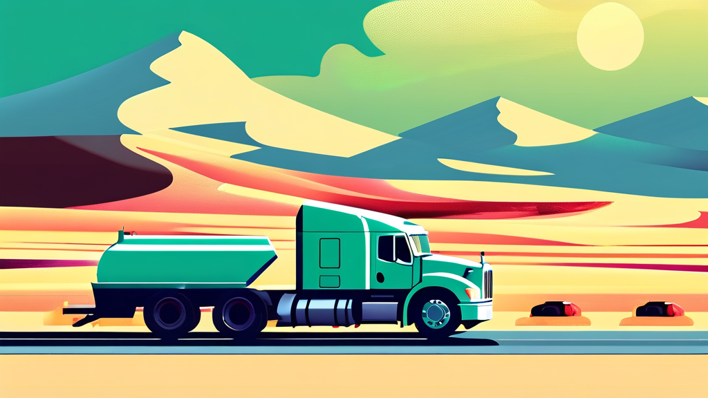 화물 유가보조금 카드 발급 방법 및 절차 (illustration 스타일)