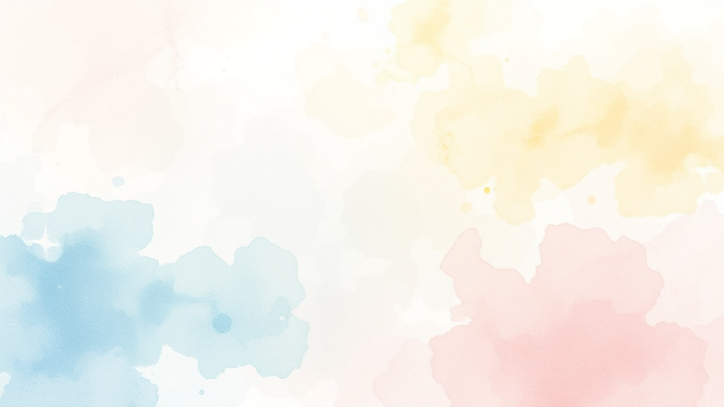 세무기장, 언제부터 시작해야 할까? (watercolor 스타일)