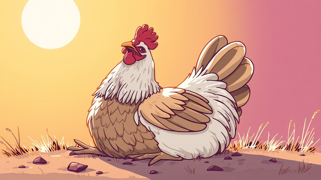 2026년 닭띠 건강운 (illustration 스타일)