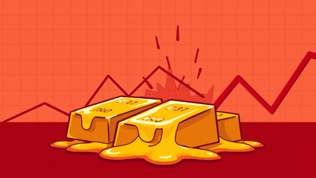 오늘의 금 시세 분석 (cartoon 스타일)