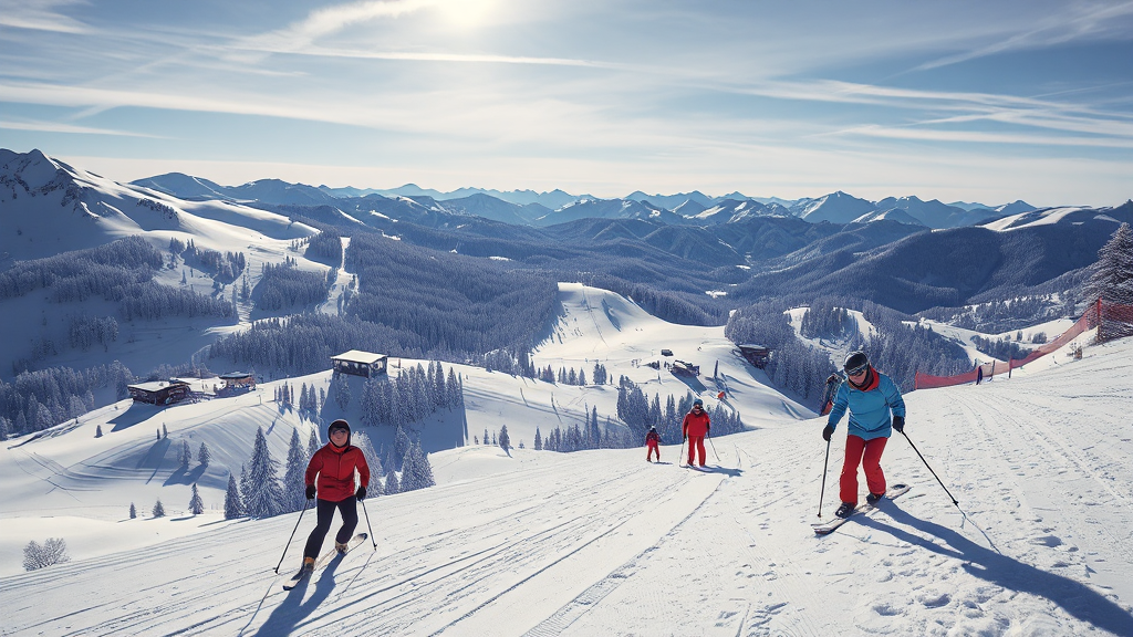 2025-2026 스키장 개장일은? (realistic 스타일)