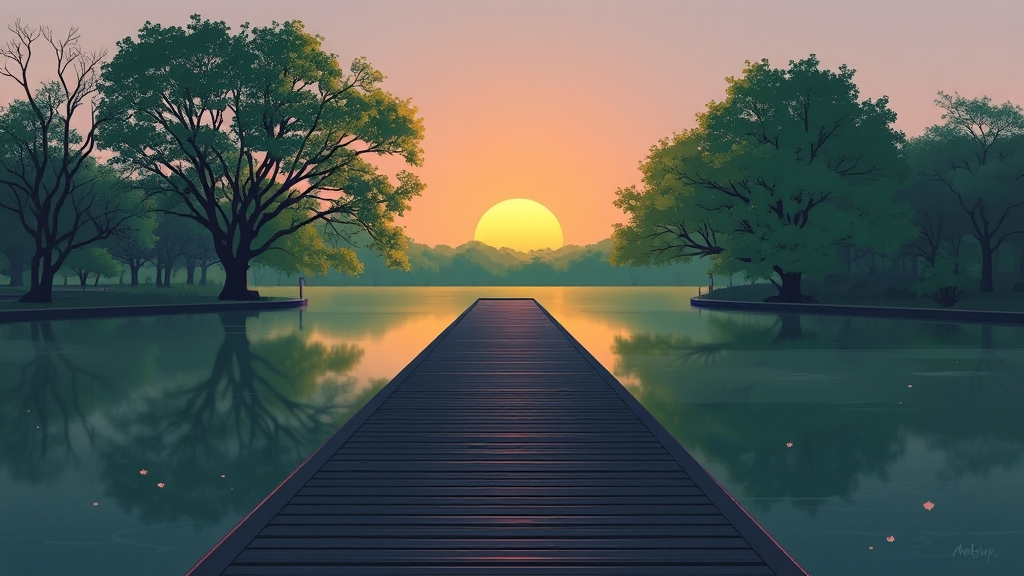 인생 사진 명소 탐험 (illustration 스타일)