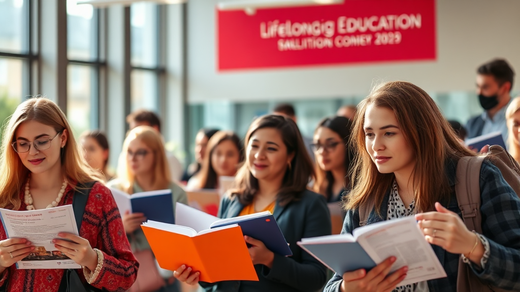 평생교육바우처, 어디서 사용할 수 있나요? (realistic 스타일)