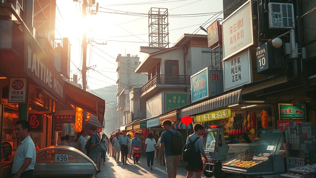 색다른 겨울, 대만 타이베이 (realistic 스타일)