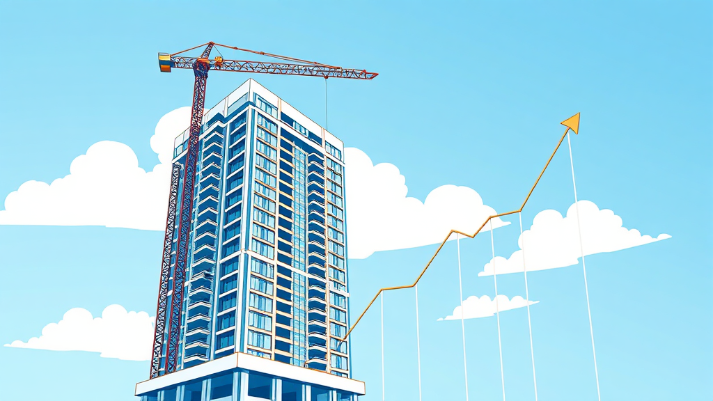 GS건설 재무 상태는 괜찮을까? (illustration 스타일)