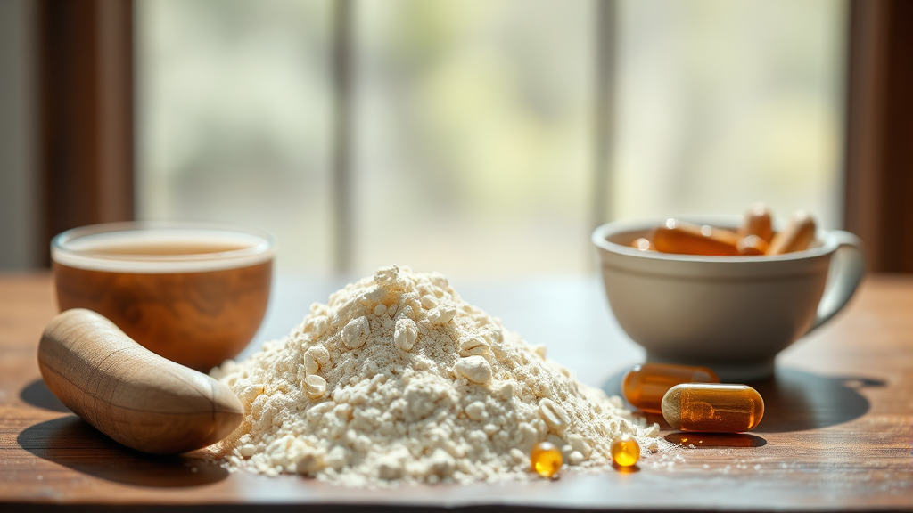 나에게 맞는 포스파티딜세린 제품 선택 가이드 (realistic 스타일)