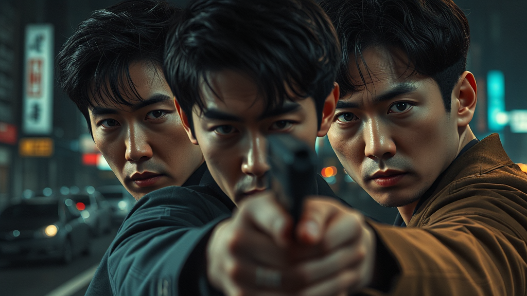 주요 등장인물 관계 분석 (realistic 스타일)