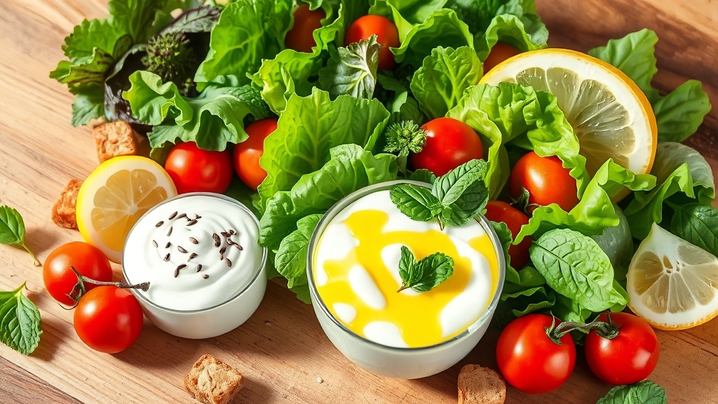 칼로리 DOWN 드레싱 (illustration 스타일)