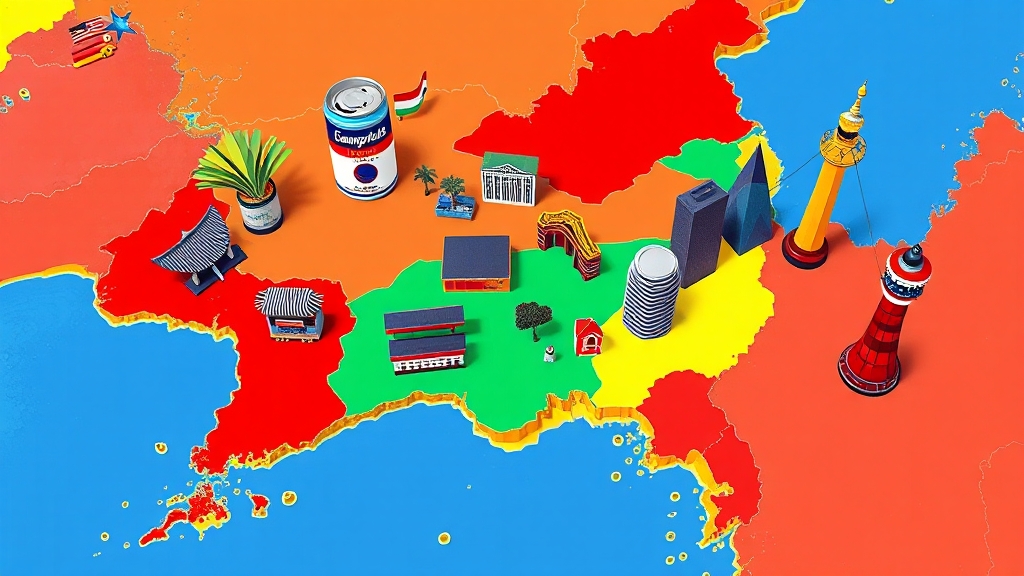 우리 동네는 얼마나? (popart 스타일)