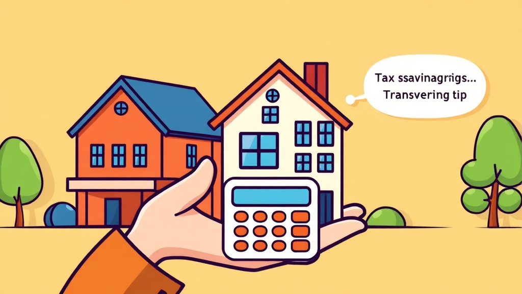 부동산 교환, 양도세 핵심 정리 (cartoon 스타일)