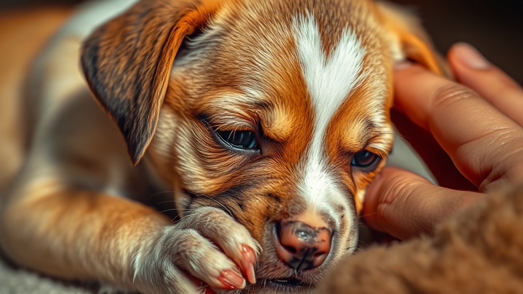 과도한 핥기 행동: 문제점 및 교정 (realistic 스타일)