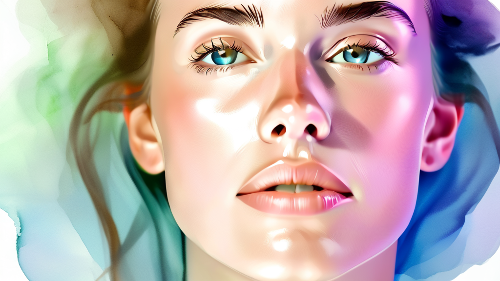 꾸준한 붓기 관리로 맑고 깨끗한 아침 얼굴 만들기 (watercolor 스타일)