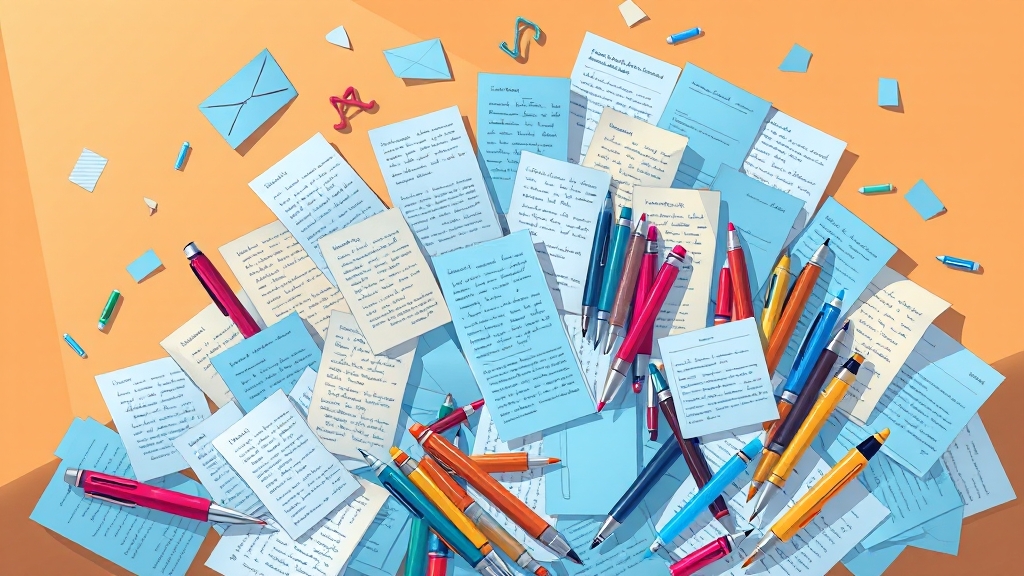 재미있는 글쓰기 주제 선정 (cartoon 스타일)