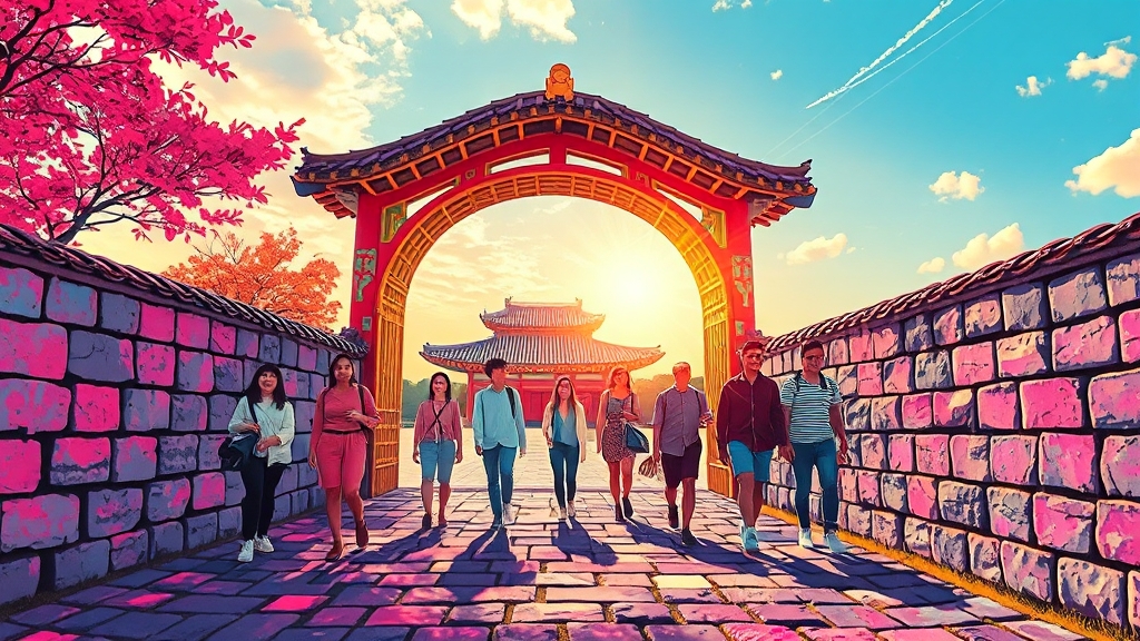 삼성궁 방문 시 유의사항 (popart 스타일)