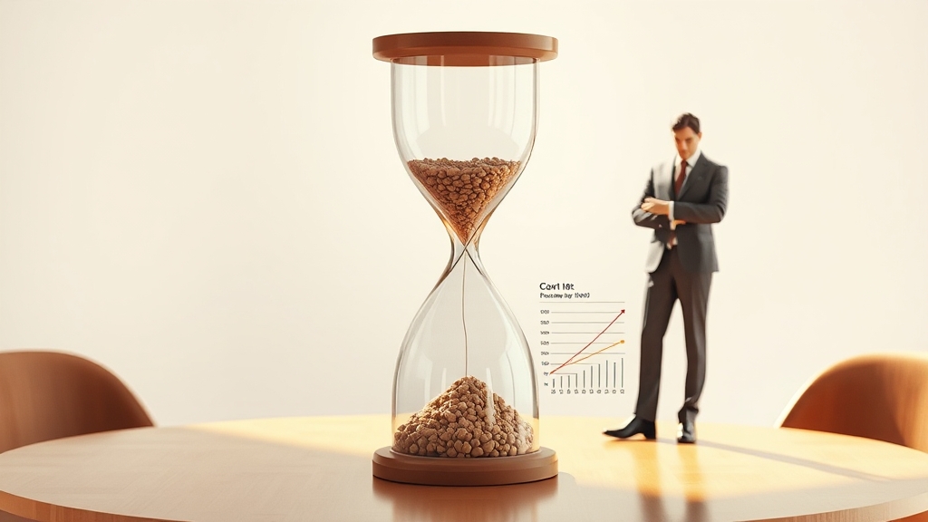 간편 정기보험 vs 종신보험 (realistic 스타일)