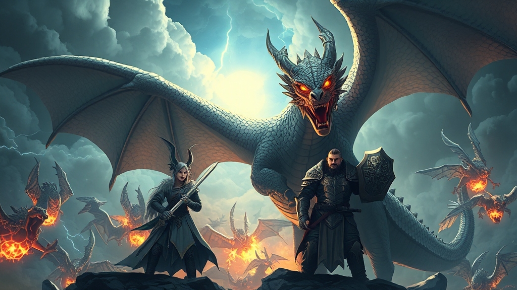 드래곤라자 오리진, 시작하세요! (illustration 스타일)